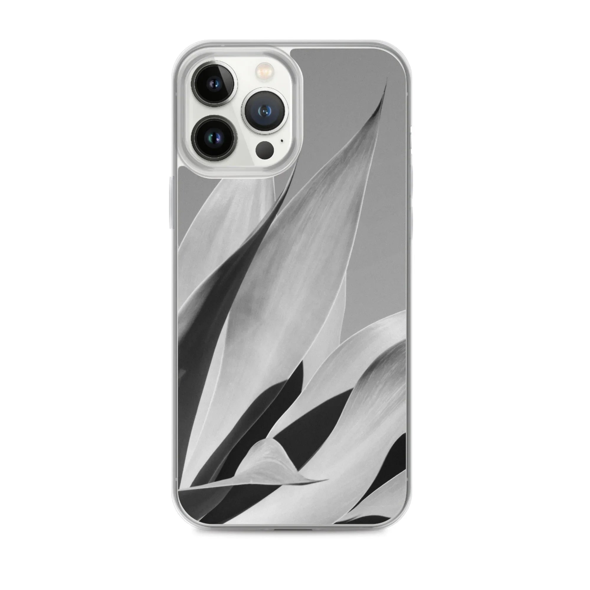 In Bloom Botanical Art Iphone Case - Black And White - Iphone 13 Pro Max - Mobile Phone Cases - Aesthetic Art