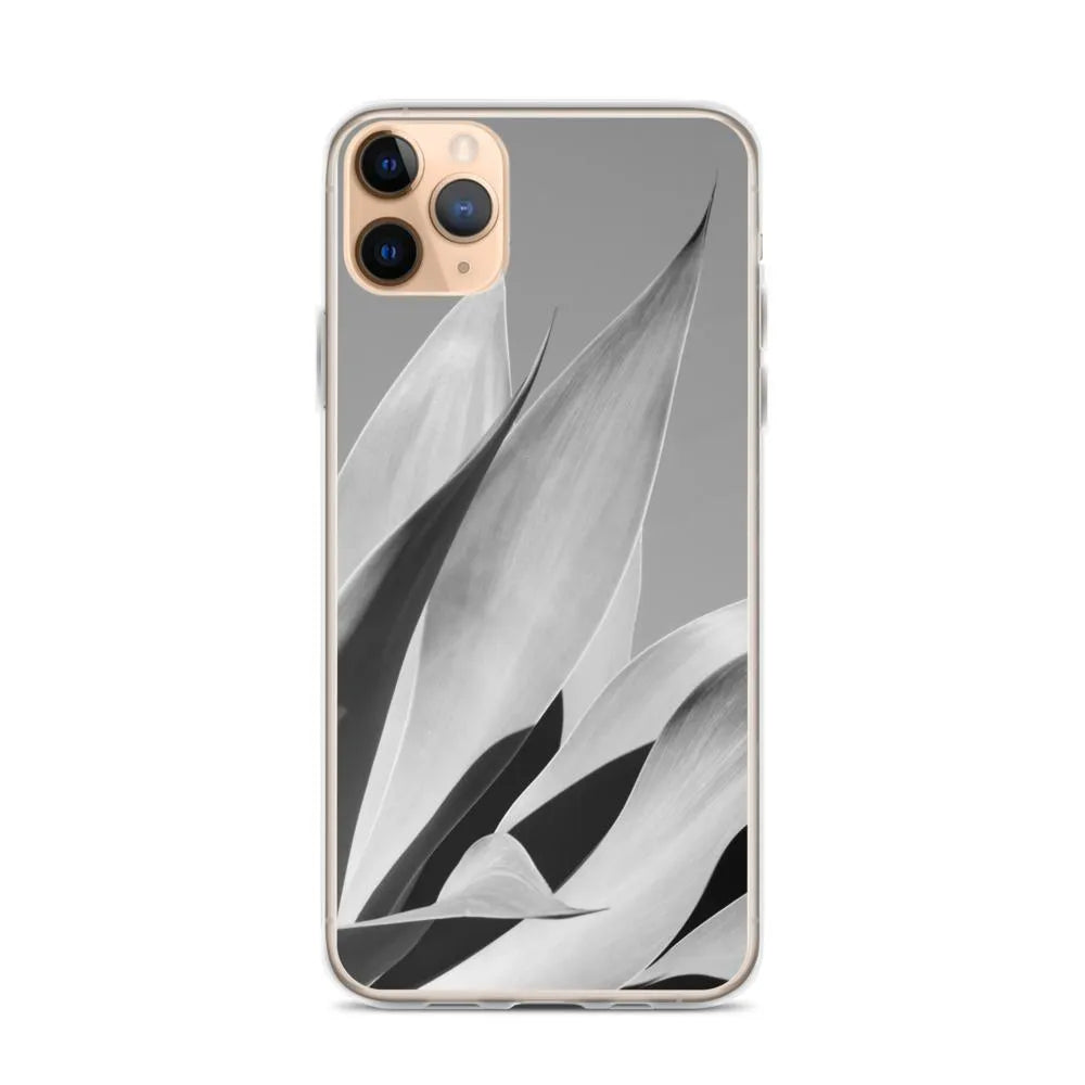 In Bloom Botanical Art Iphone Case - Black And White - Iphone 11 Pro Max - Mobile Phone Cases - Aesthetic Art