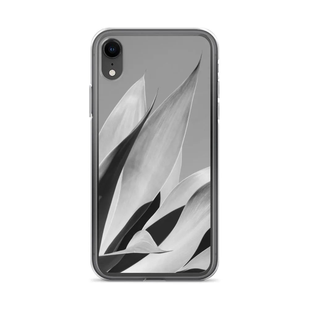 In Bloom Botanical Art Iphone Case - Black And White - Iphone Xr - Mobile Phone Cases - Aesthetic Art