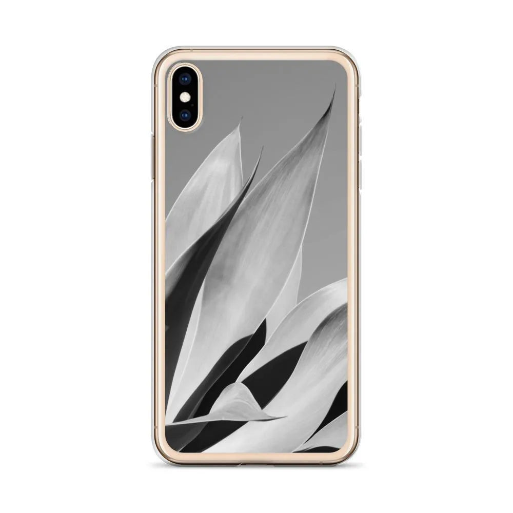 In Bloom Botanical Art Iphone Case - Black And White - Mobile Phone Cases - Aesthetic Art