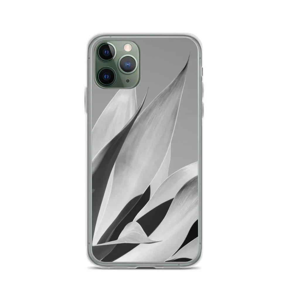 In Bloom Botanical Art Iphone Case - Black And White - Iphone 11 Pro - Mobile Phone Cases - Aesthetic Art