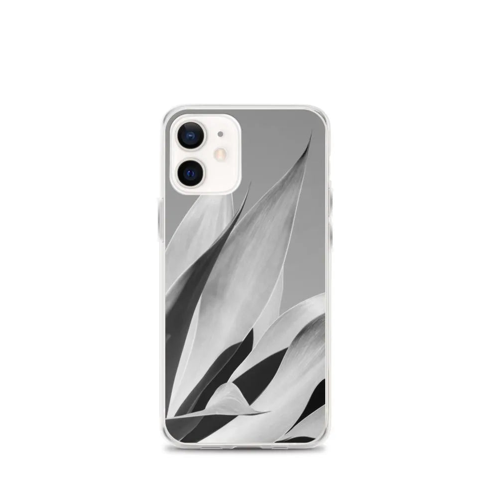 In Bloom Botanical Art Iphone Case - Black And White - Iphone 12 Mini - Mobile Phone Cases - Aesthetic Art