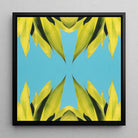 In Bloom - Trippy Succulent Art Framed Canvas