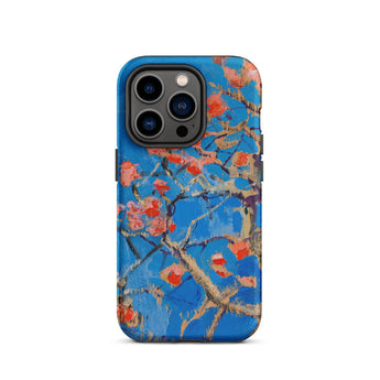 Blooming Coral Tree - Akseli Gallen-kallela Phone Case Iphone 14 Pro / Matte Blue Phone Case Vibrant Abstract Painting Branches Red