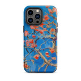 Blooming Coral Tree - Akseli Gallen-kallela Phone Case Iphone 14 Pro Max / Matte Blue Phone Case Vibrant Abstract Painting Branches Red