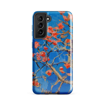 Blooming Coral Tree - Akseli Gallen-kallela Phone Case Samsung Galaxy S21 Fe / Matte Blue Phone Case Vibrant Impressionist-style Painting