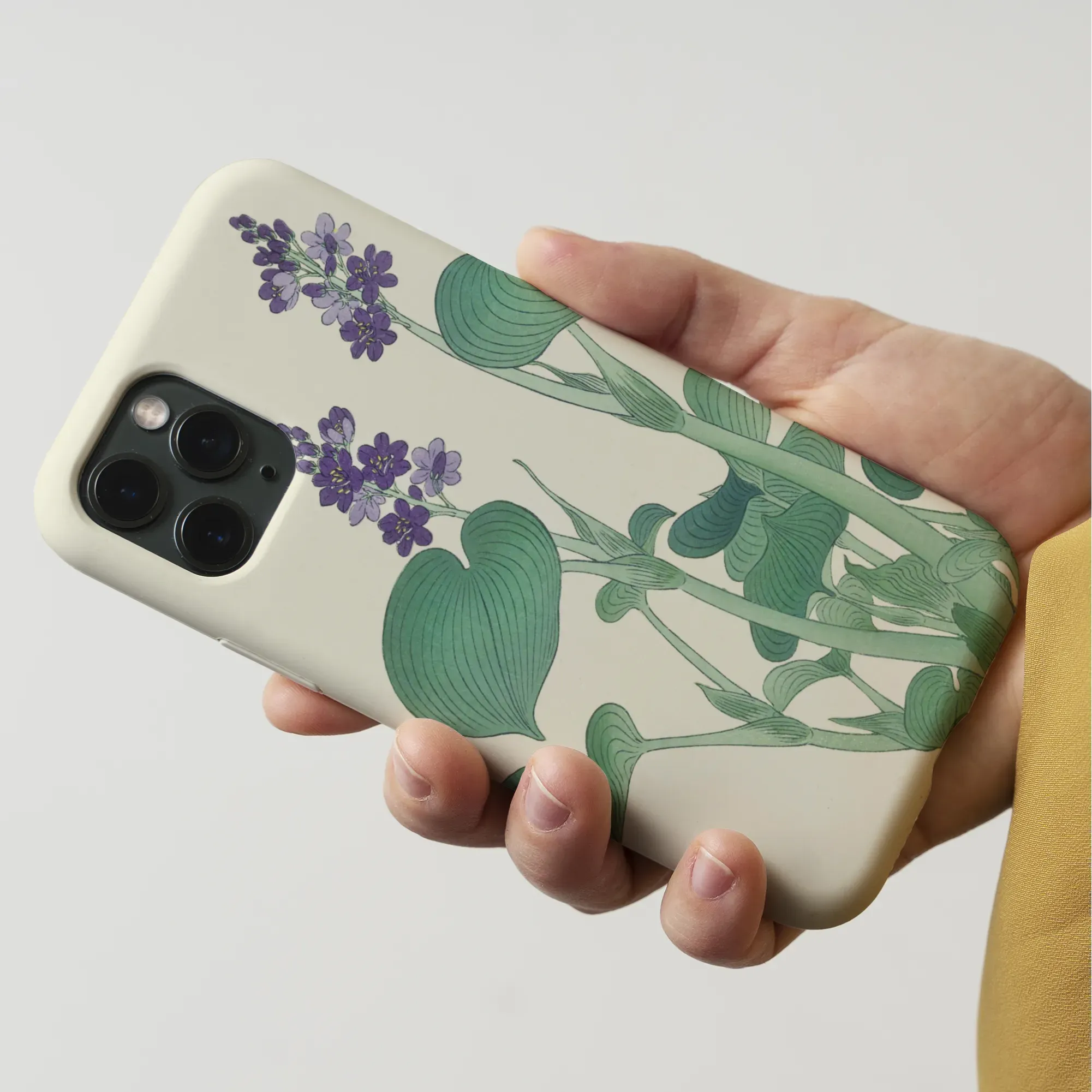 Blooming Hosta - Floral Aesthetic Art Phone Case - Ohara Koson - Mobile Phone Cases - Aesthetic Art