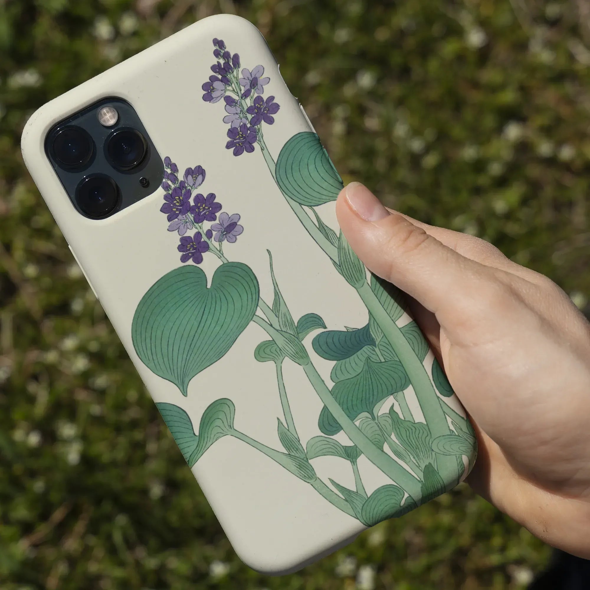 Blooming Hosta - Floral Aesthetic Art Phone Case - Ohara Koson - Mobile Phone Cases - Aesthetic Art