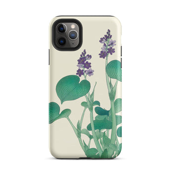 Blooming Hosta - Ohara Koson Floral Art Iphone Case, 11 Pro Max / Matte, Floral-patterned Phone Case