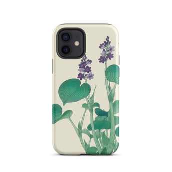 Blooming Hosta - Ohara Koson Floral Art Iphone Case, 12 / Matte, Floral-patterned Phone Case