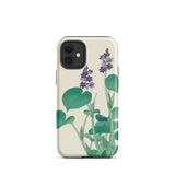 Blooming Hosta - Ohara Koson Floral Art Iphone Case, 12 Mini / Matte, Floral-patterned Iphone Case