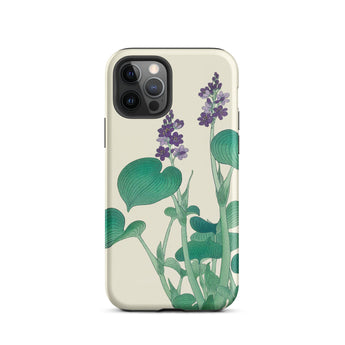 Blooming Hosta - Ohara Koson Floral Art Iphone Case, 12 Pro / Matte, Floral-patterned Phone Case