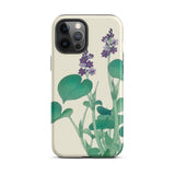 Blooming Hosta - Ohara Koson Floral Art Iphone Case, 12 Pro Max / Matte, Floral-patterned Phone Case