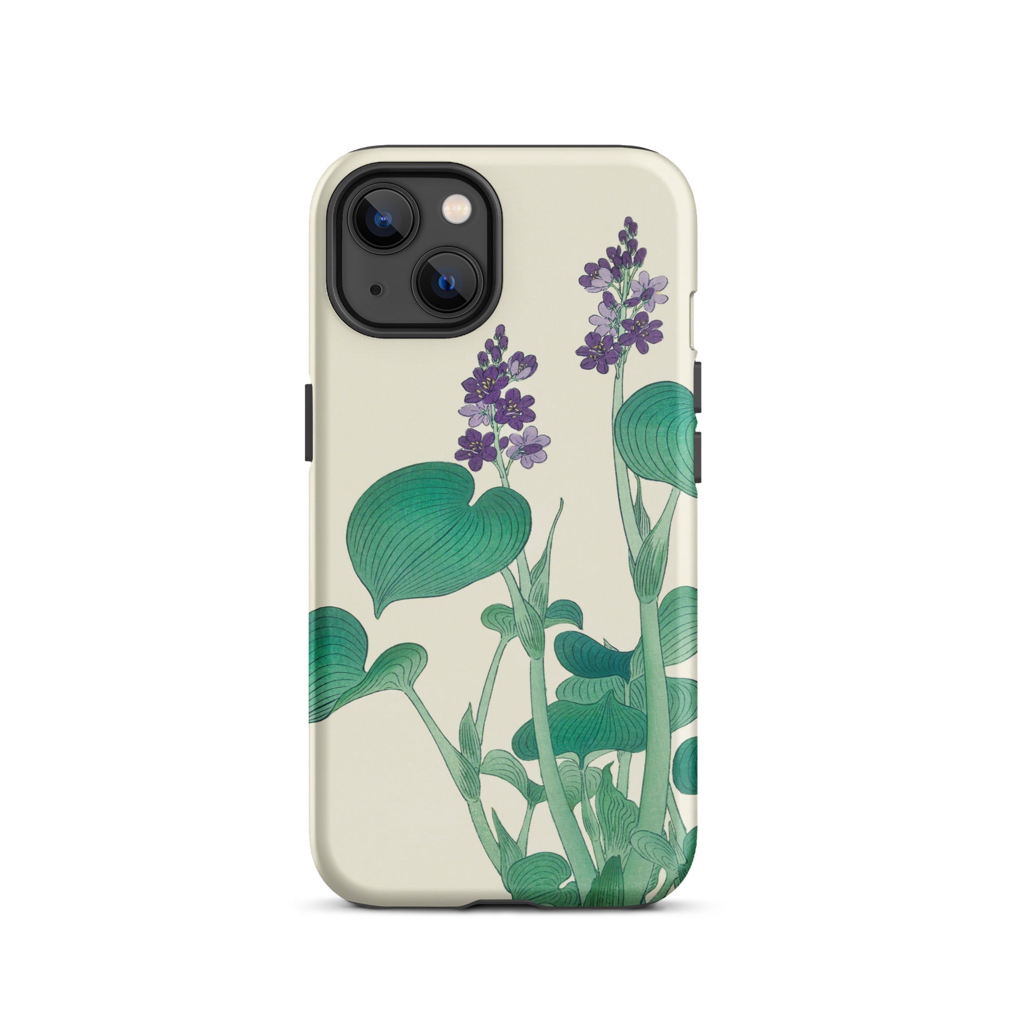Blooming Hosta - Ohara Koson Floral Art Iphone Case, 13 / Matte, Floral-patterned Phone Case