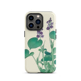 Blooming Hosta - Ohara Koson Floral Art Iphone Case, 13 Pro / Matte, Floral-patterned Smartphone Case