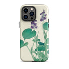 Blooming Hosta Ohara Koson Floral Art Iphone Case, 14 Pro Max / Matte, Floral Patterned Phone Case