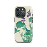 Blooming Hosta - Ohara Koson Floral Art Iphone Case, 16 Pro / Matte, Floral-patterned Smartphone Case