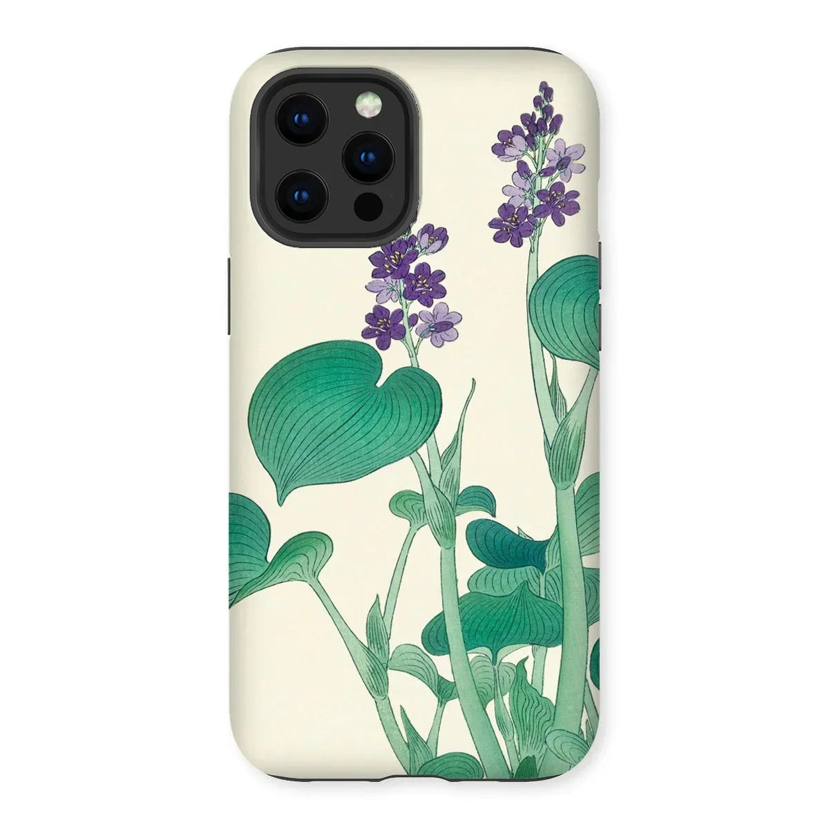 Blooming Hosta - Ohara Koson Floral Art Iphone Case - 13 Pro Max / Matte