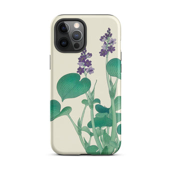 Blooming Hosta - Ohara Koson Floral Art Phone Case Iphone 12 Pro Max / Matte Floral-patterned Phone Case Ohara Koson, Koson’s Blooming