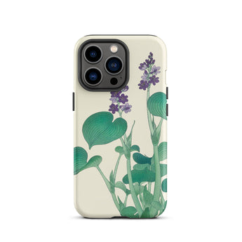 Blooming Hosta - Ohara Koson Floral Art Phone Case Iphone 13 Pro / Matte Floral-patterned Smartphone Case Ohara Koson, Koson’s Blooming