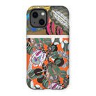 Bloomotifs - Edouard Benedictus Floral Art Iphone Case, 13 / Matte, Colorful Patterned Phone Case Floral Abstract Designs
