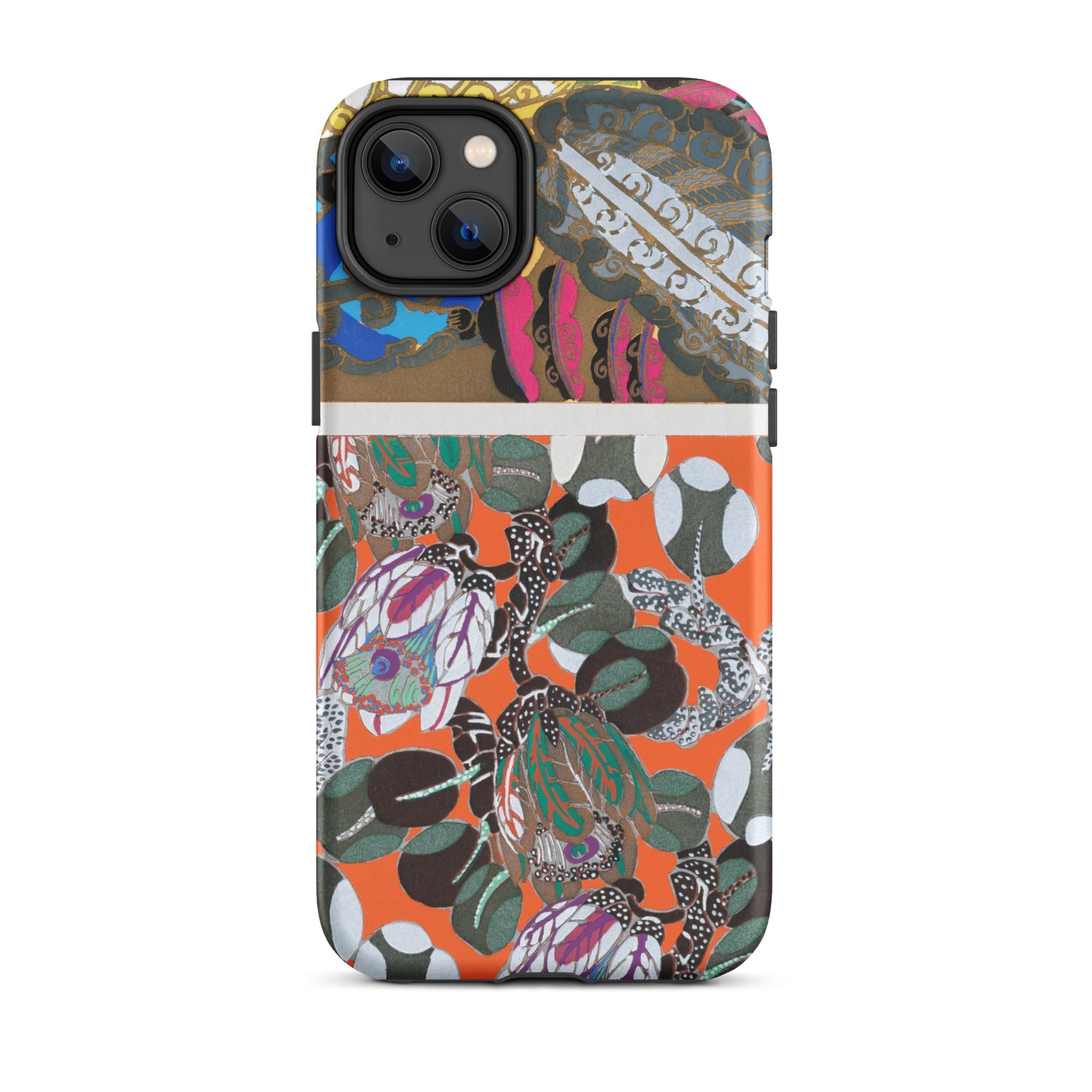 Bloomotifs - Edouard Benedictus Floral Art Iphone Case, 14 Plus / Matte, Patterned Iphone Case