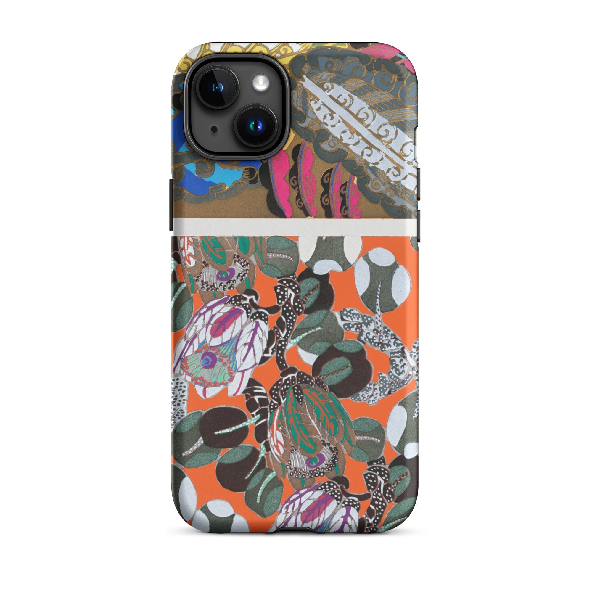 Bloomotifs - Edouard Benedictus Floral Art Iphone Case, 15 Plus / Matte, Patterned Iphone Case