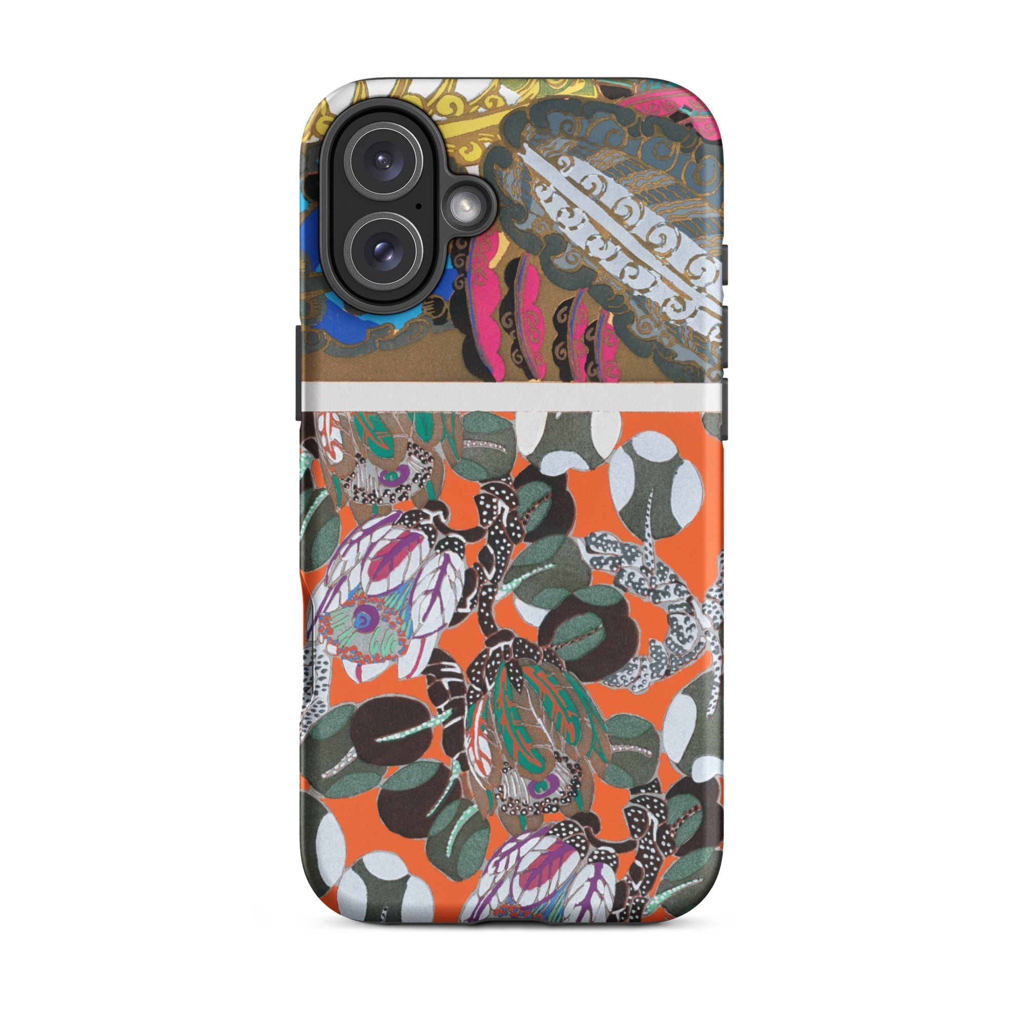 Bloomotifs - Edouard Benedictus Floral Art Iphone Case, 16 Plus / Matte, Patterned Phone Case