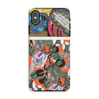 Bloomotifs - Edouard Benedictus Floral Art Iphone Case, Xs Max / Matte, Colorful Patterned Phone Case Abstract Floral Geometric Designs