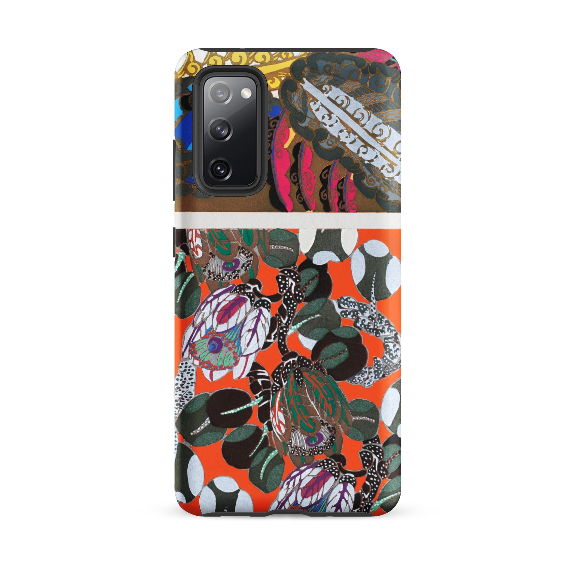 Bloomotifs Edouard Benedictus Floral Art Samsung Case, Galaxy S20 Fe / Matte, Phone Case Split Design Intricate Pattern Vibrant Floral