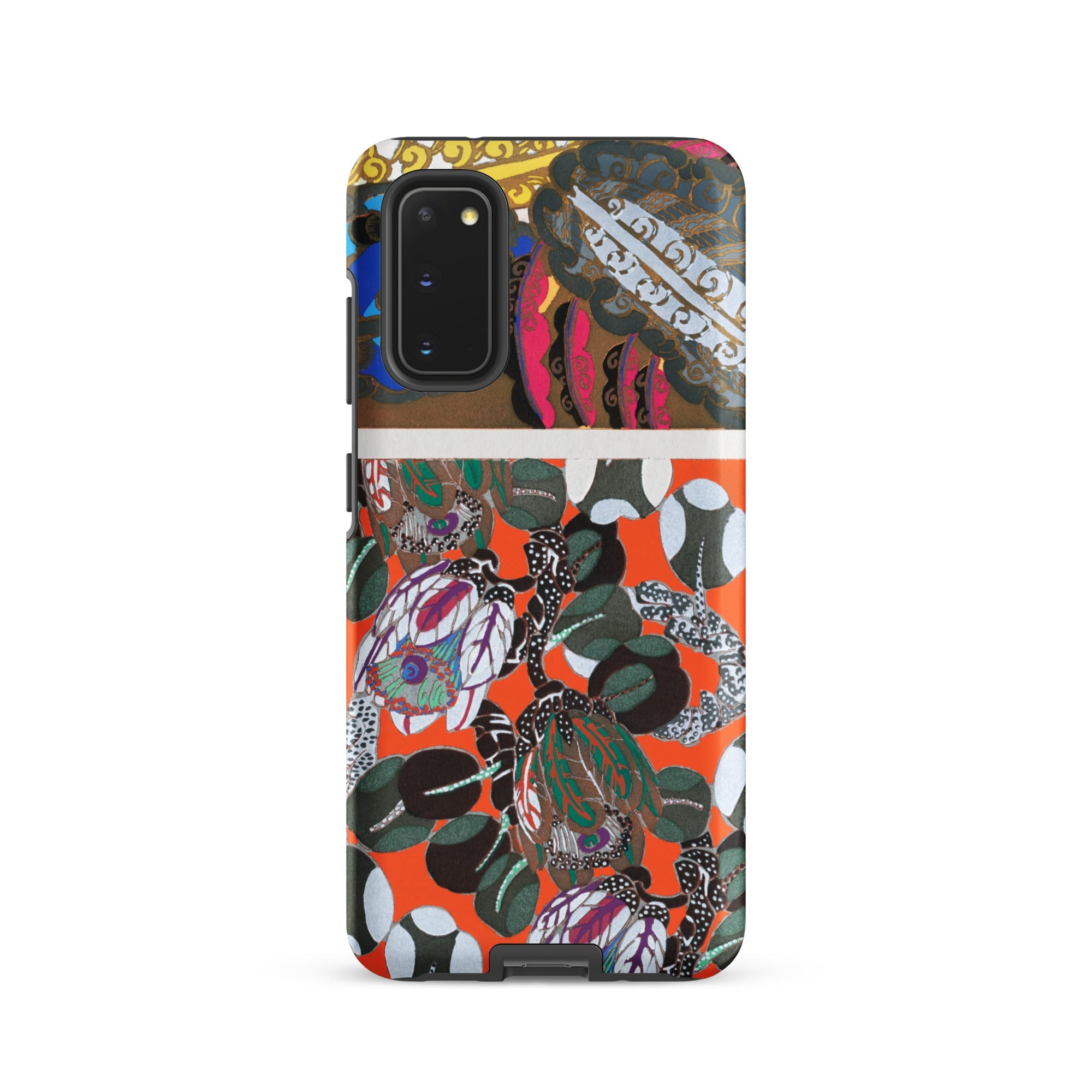 Bloomotifs Edouard Benedictus Floral Art Samsung Case, Galaxy S20 / Matte, Vibrant Multi Colored Smartphone Case Complex Abstract Floral