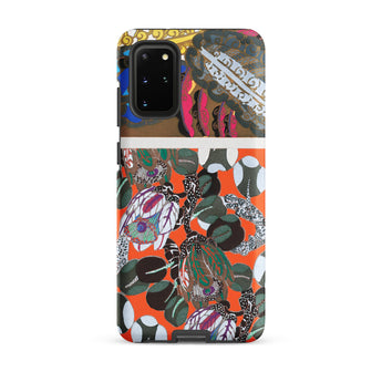 Bloomotifs - Edouard Benedictus Floral Art Samsung Case, Galaxy S20 Plus / Matte, Smartphone Case Two-part Design Section Abstract Patterns