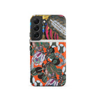 Bloomotifs Edouard Benedictus Floral Art Samsung Case, Galaxy S22 / Matte, Smartphone Two Part Decorative Case Abstract Pattern Vibrant