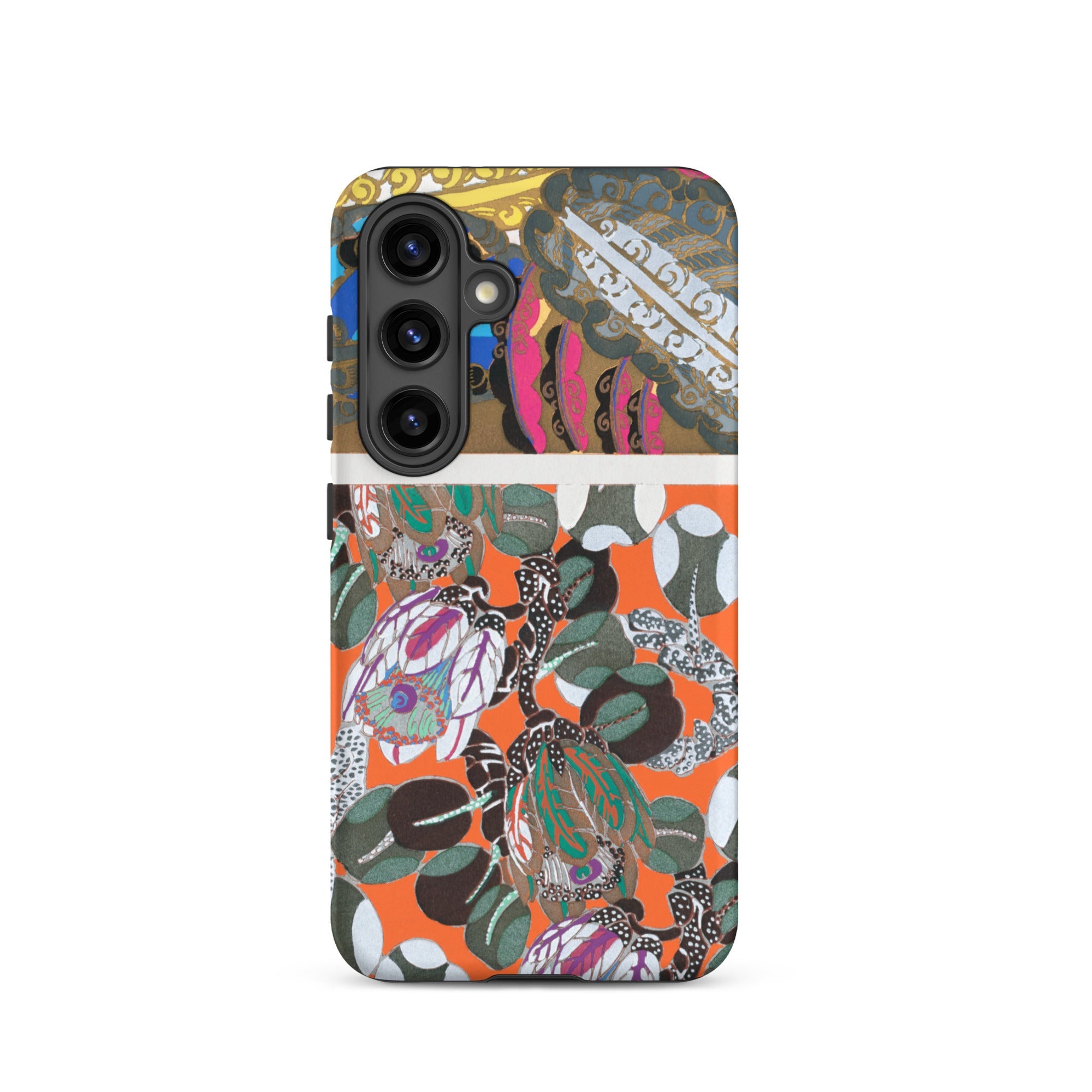 Bloomotifs Edouard Benedictus Floral Art Samsung Case, Galaxy S24 / Matte, Phone Case Floral Abstract Pattern