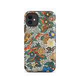 Blossomewhere - Antique Japanese Tapestry Iphone Case, 11 / Matte, Floral Patterned Phone Case