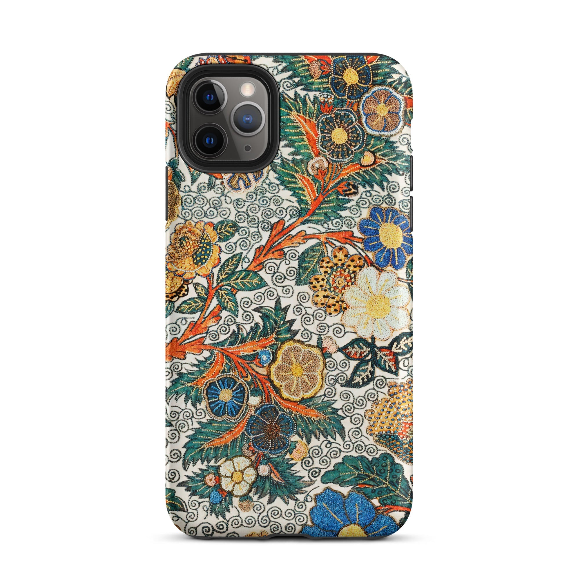 Blossomewhere Antique Japanese Tapestry Iphone Case, 11 Pro Max / Matte, Floral Patterned Phone Case
