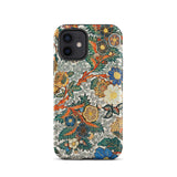 Blossomewhere - Antique Japanese Tapestry Iphone Case, 12 / Matte, Floral Patterned Phone Case