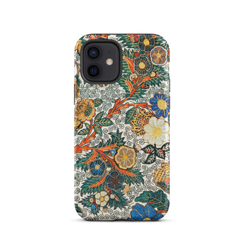 Blossomewhere - Antique Japanese Tapestry Iphone Case, 12 / Matte, Floral Patterned Phone Case