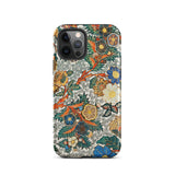 Blossomewhere - Antique Japanese Tapestry Iphone Case, 12 Pro / Matte, Floral Patterned Phone Case