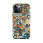 Blossomewhere Antique Japanese Tapestry Iphone Case, 12 Pro Max / Matte, Floral Patterned Phone Case