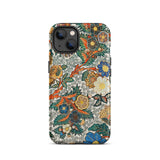 Blossomewhere - Antique Japanese Tapestry Iphone Case, 13 / Matte, Floral Patterned Phone Case