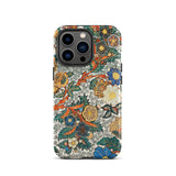 Blossomewhere - Antique Japanese Tapestry Iphone Case, 13 Pro / Matte, Floral Patterned Phone Case