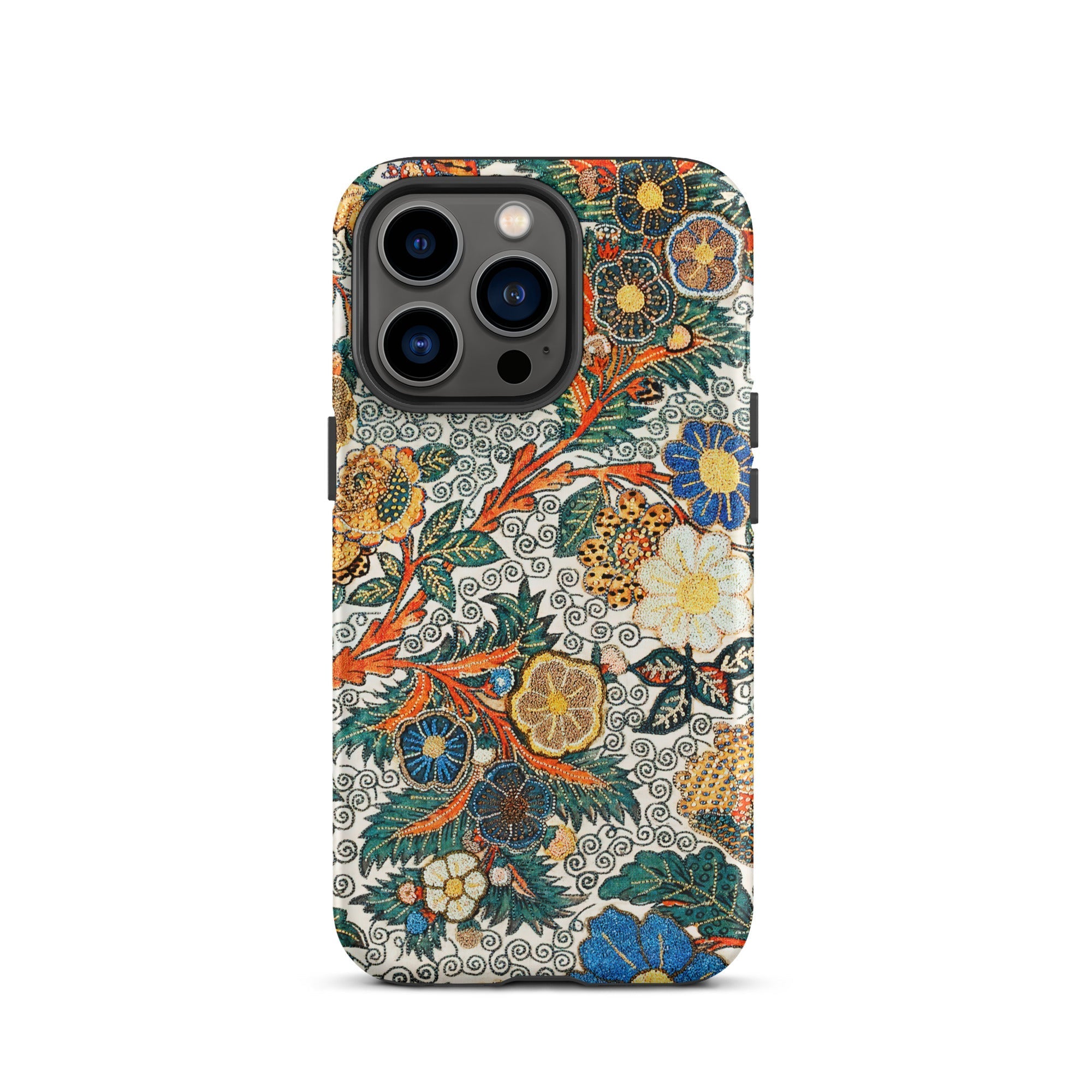 Blossomewhere Antique Japanese Tapestry Iphone Case, 13 Pro / Matte, Floral Patterned Phone Case