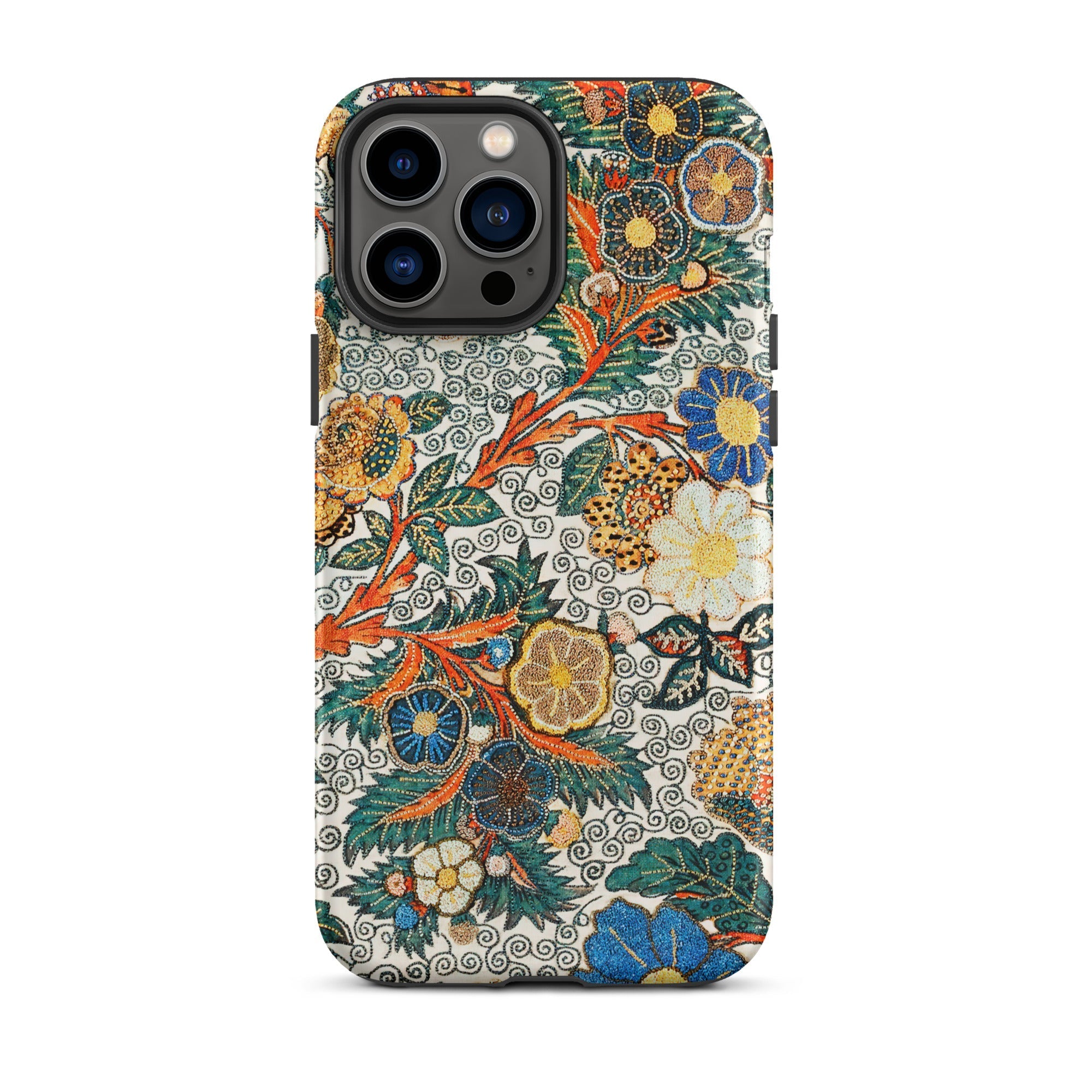 Blossomewhere Antique Japanese Tapestry Iphone Case, 13 Pro Max / Matte, Floral Patterned Phone Case