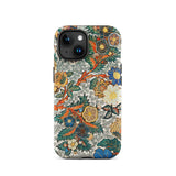Blossomewhere - Antique Japanese Tapestry Iphone Case, 15 / Matte, Floral Patterned Phone Case