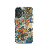 Blossomewhere - Antique Japanese Tapestry Iphone Case, 16 / Matte, Floral Patterned Phone Case
