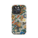 Blossomewhere - Antique Japanese Tapestry Iphone Case, 16 Pro / Matte, Floral Patterned Phone Case