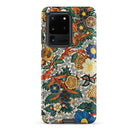 Blossomewhere Antique Japanese Tapestry Samsung Case, Galaxy S20 Ultra / Matte, Smartphone Case Colorful Intricate Floral Leaf Pattern