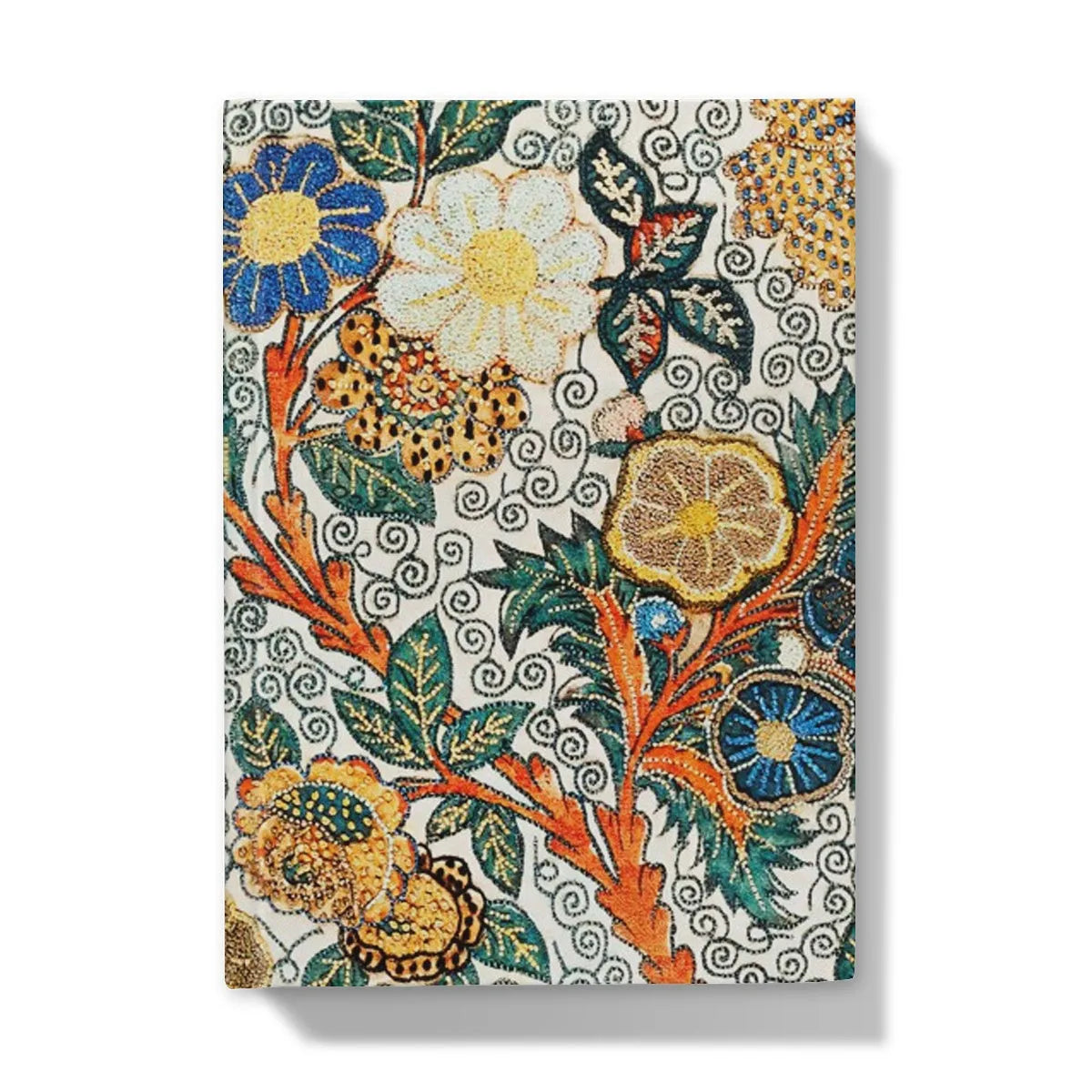 Blossomewhere - Antique Japanese Tapestry Art Journal - 5’x7’ / Lined - Notebooks & Notepads - Aesthetic Art
