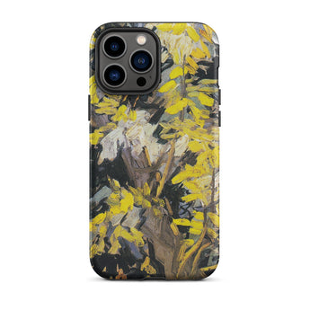Blossoming Acacia - Vincent Van Gogh Iphone Case, 13 Pro Max / Matte, Iphone Case Yellow Floral Design
